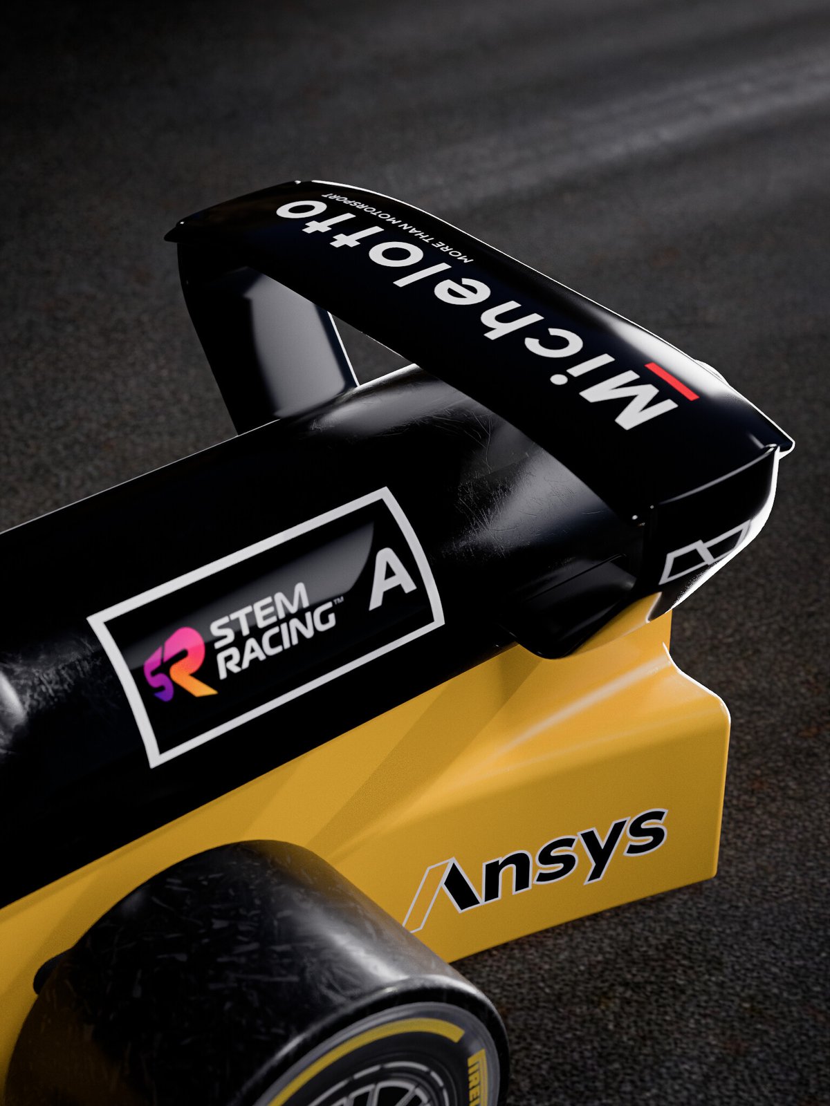 Rear wing. Michelotto, Ansys.